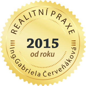 Gabriela Červeňáková - Realitní praxe od roku 2015