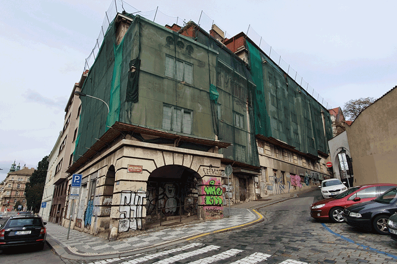 činžovní dům, ul. Na Slupy, Praha 2