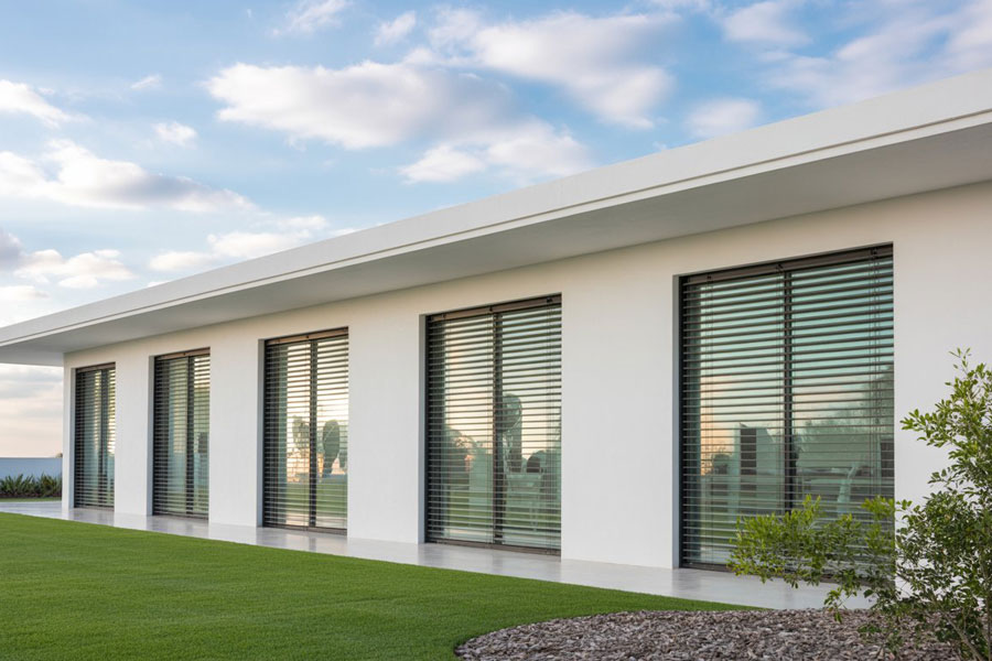 žaluzie na domě
